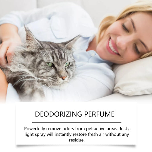 Dog and Cat Deodorizing Spray Eliminate Bad ODORS ,Non-irritating Refreshing Air