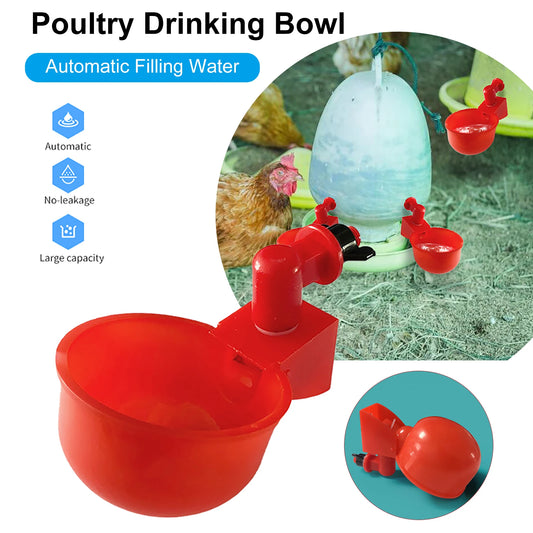 36-1PCS Poultry Drinking Cup Automatic Waterer for Chicken Chicks Duck Goose Quail