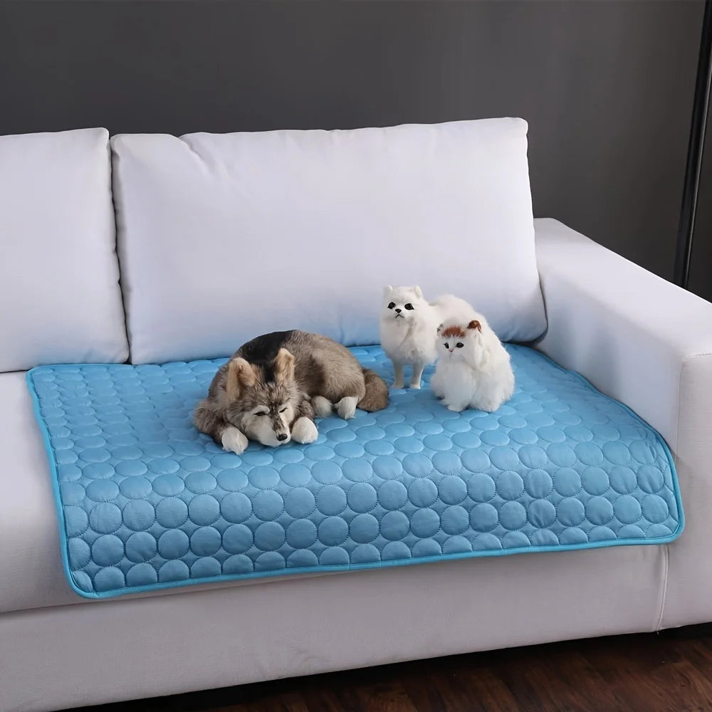 Extra Large Dog & Cat Cooling Mat — Self-Cooling Ice Pad for Big Dogs