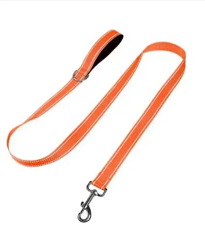 Reflective Dog & Cat Harness Lead Strap — Night Walking & Training, 1.2m / 1.5m / 1.8m