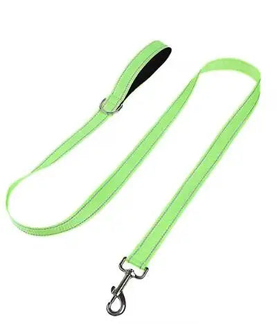 Reflective Dog & Cat Harness Lead Strap — Night Walking & Training, 1.2m / 1.5m / 1.8m