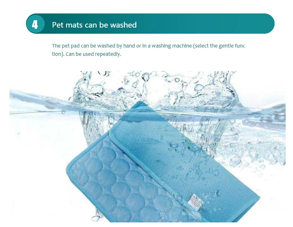 Extra Large Self-Cooling Dog & Cat Mat — Ice Pad for Big Dogs