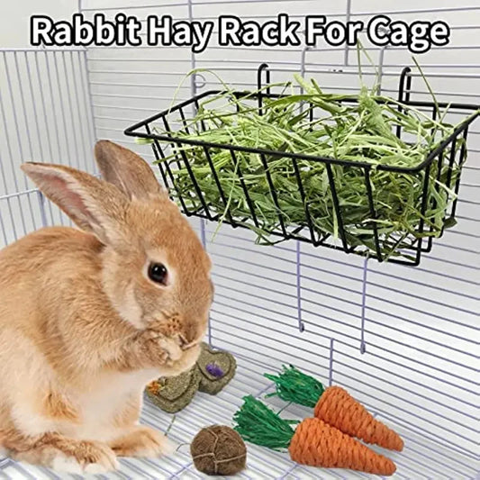 Hay Rack Feeder for cages .  Multi-Function for Rabbit, Guinea Pig, Bunny Cages