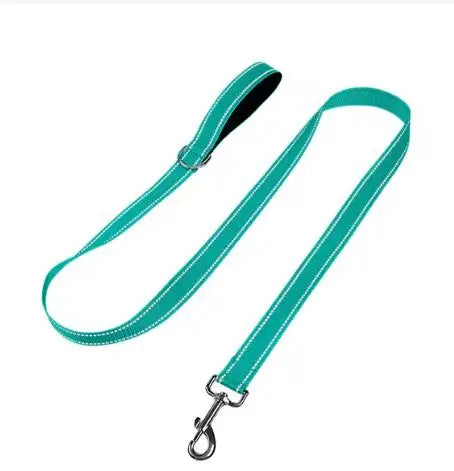 Reflective Dog & Cat Harness Lead Strap — Night Walking & Training, 1.2m / 1.5m / 1.8m