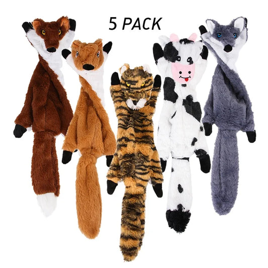 Soft Plush Dog Chew, Bite Resistant Squeaker Toy for Home Playing