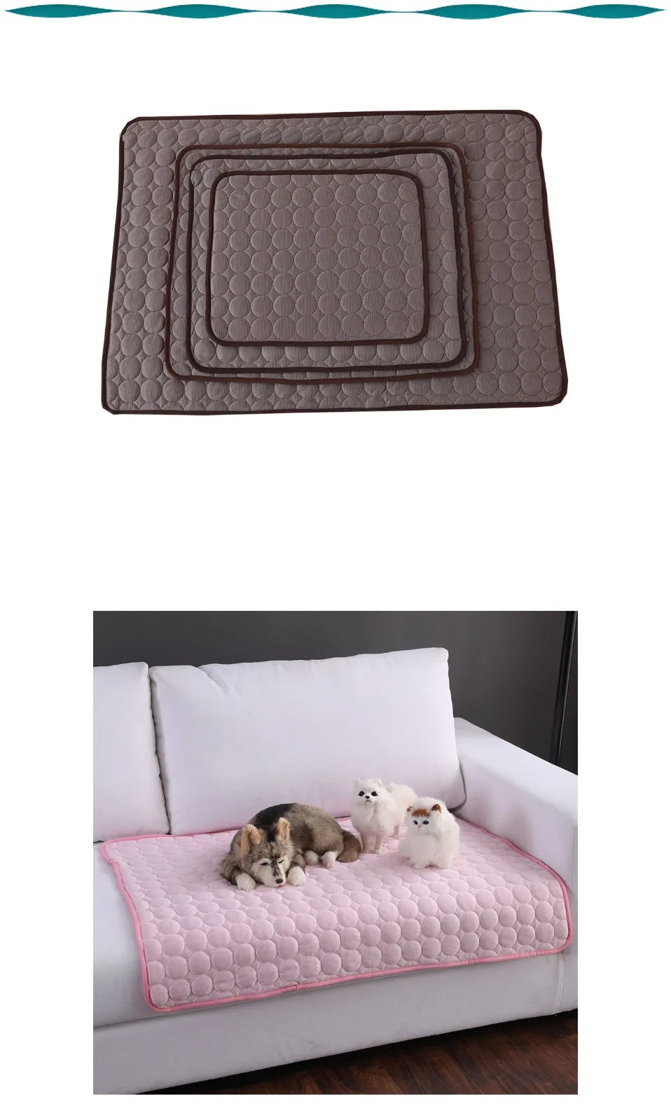 Extra Large Self-Cooling Dog & Cat Mat — Ice Pad for Big Dogs