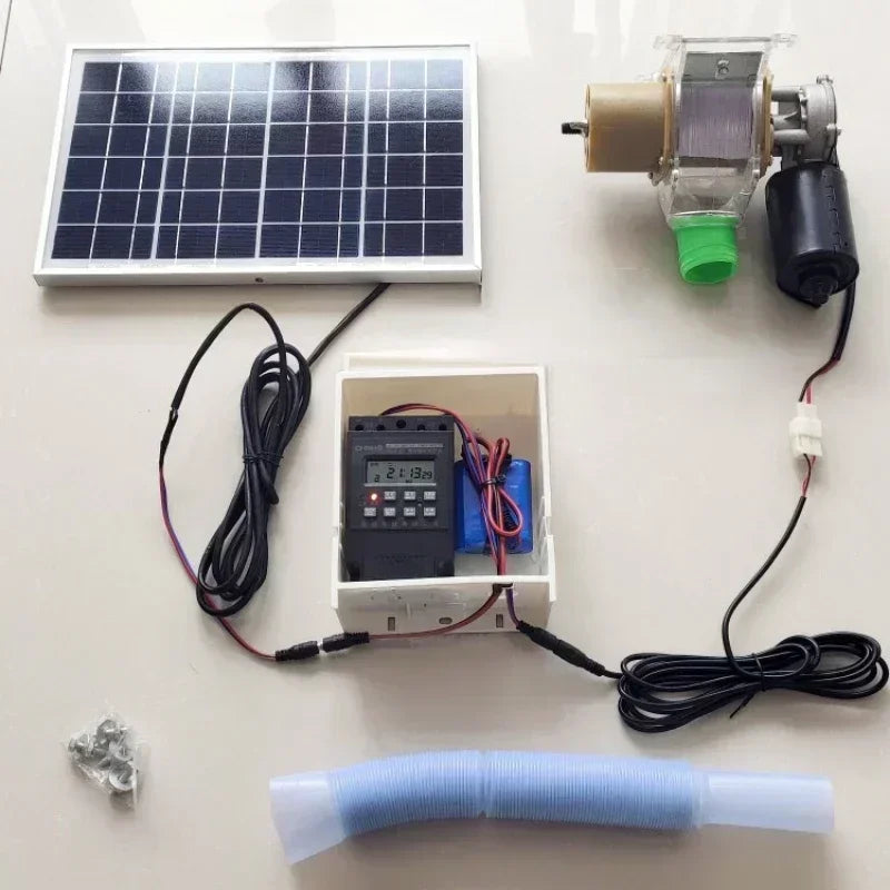 Automatic Poultry Feeder with Timer — WiFi Control or Solar Powered | Chickens, Ducks & Pigeons